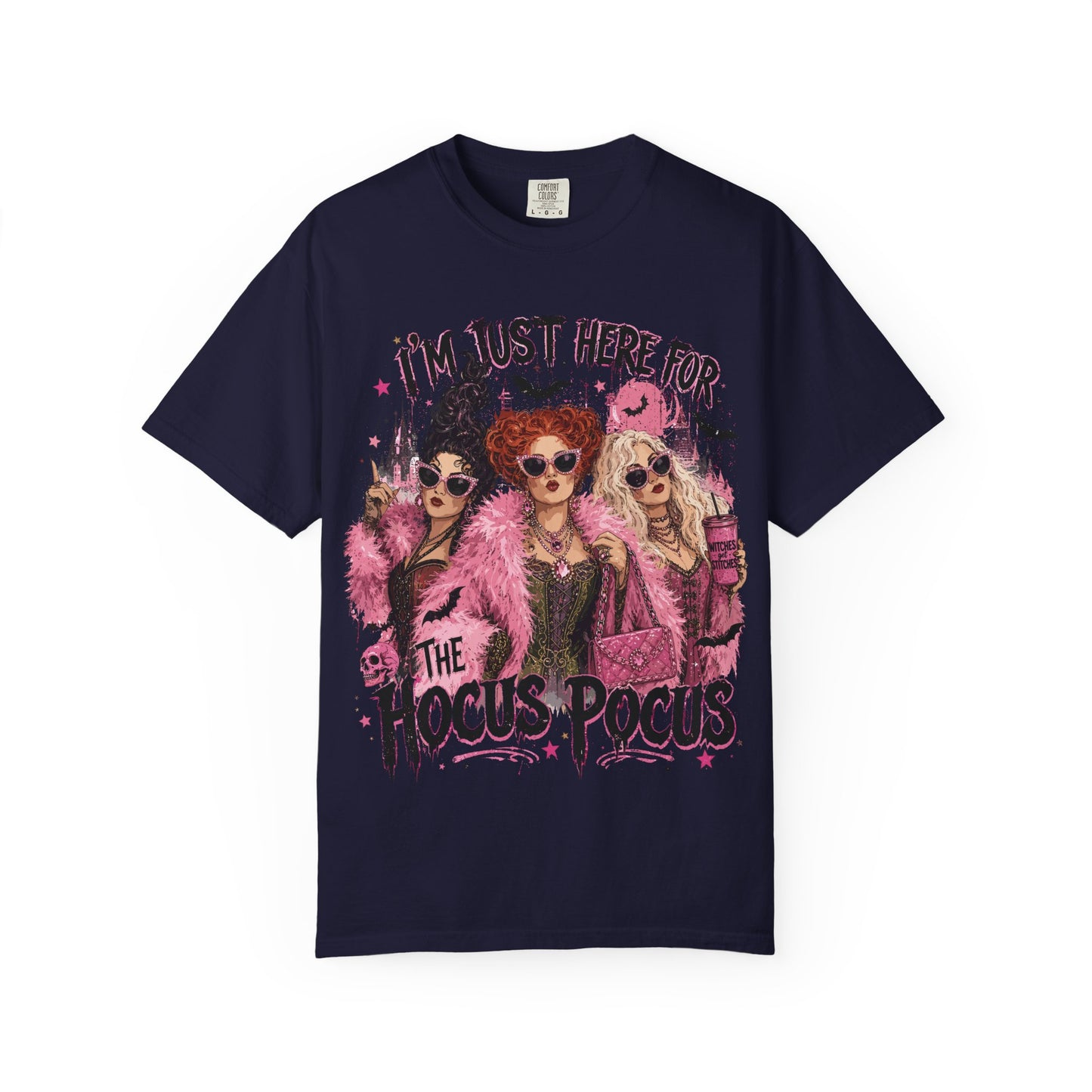 Hocus Pocus Movie Tee — "I'm Just Here for the Hocus Pocus" Halloween T‑Shirt