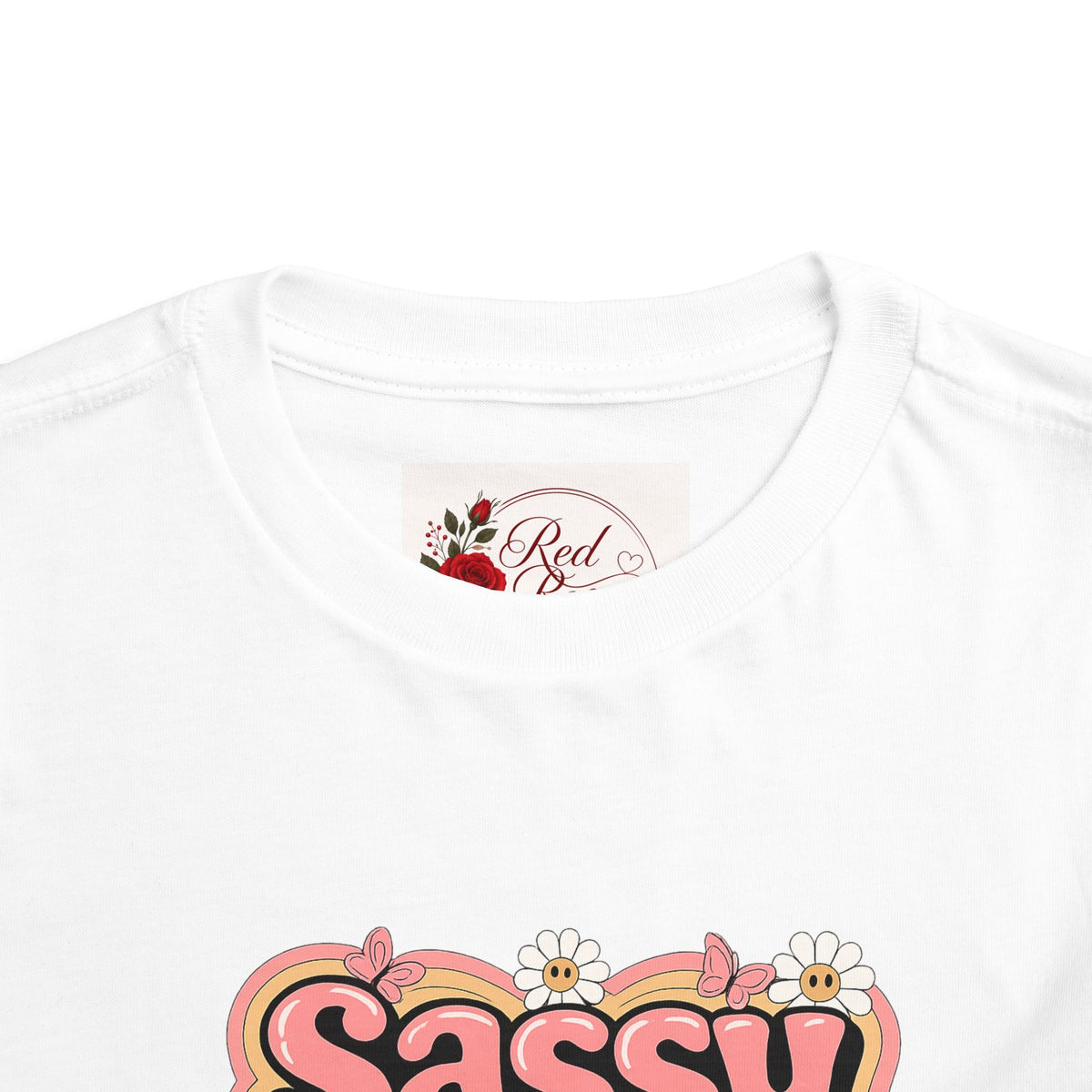 Toddler Tee — "Sassy Little Soul" Retro Flower Power Graphic