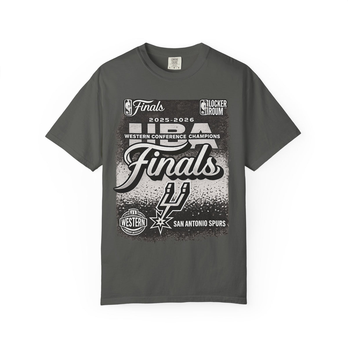 San Antonio Spurs 2025-2026 Western Conference Finals T-Shirt — "Finals" Graphic Tee