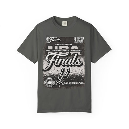 San Antonio Spurs 2025-2026 Western Conference Finals T-Shirt — "Finals" Graphic Tee