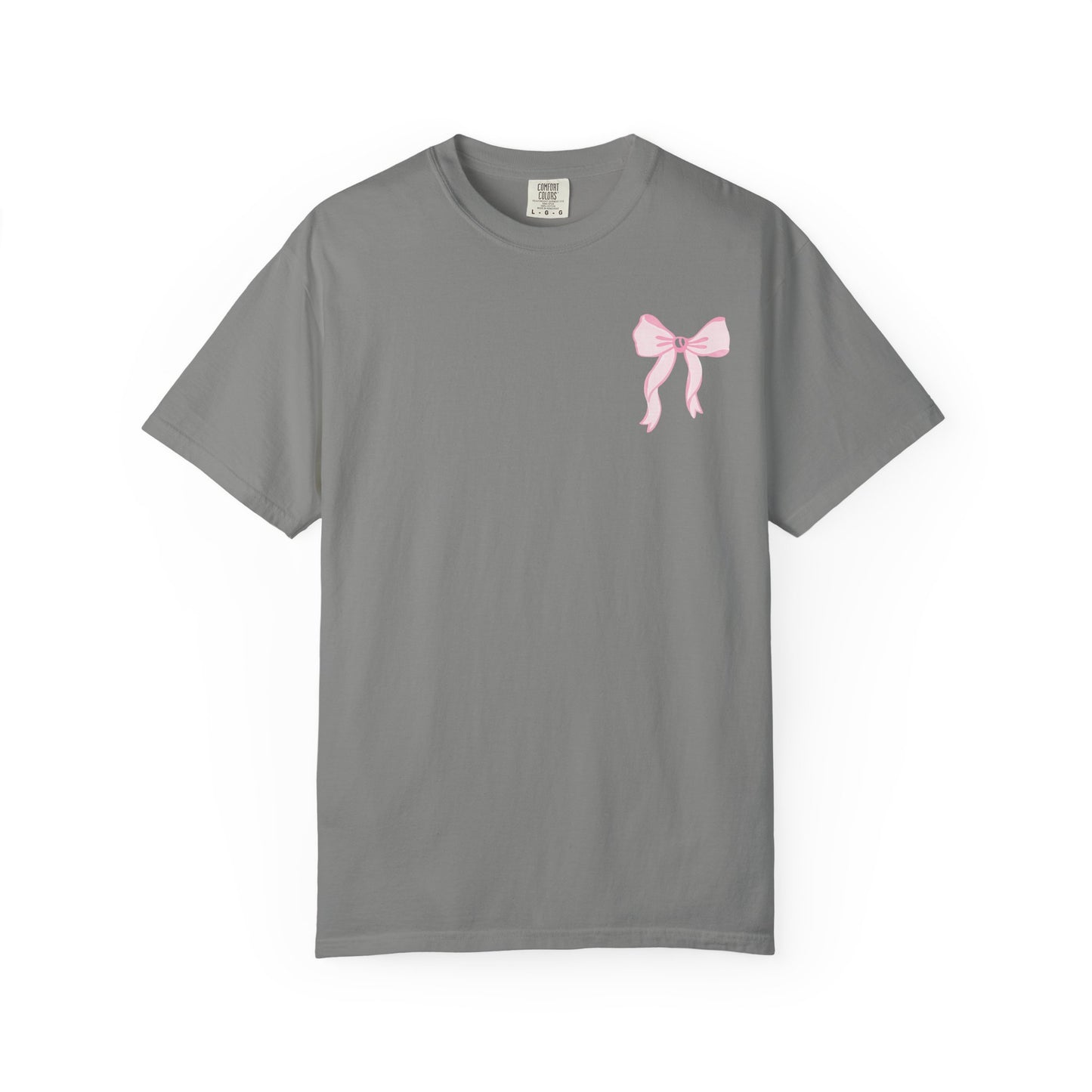 T-shirt — "Love Like Jesus" Pastel Cross & Bow Graphic