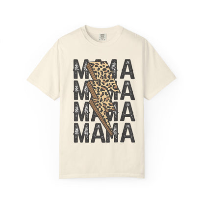 Mama Leopard Lightning Bolt T-Shirt