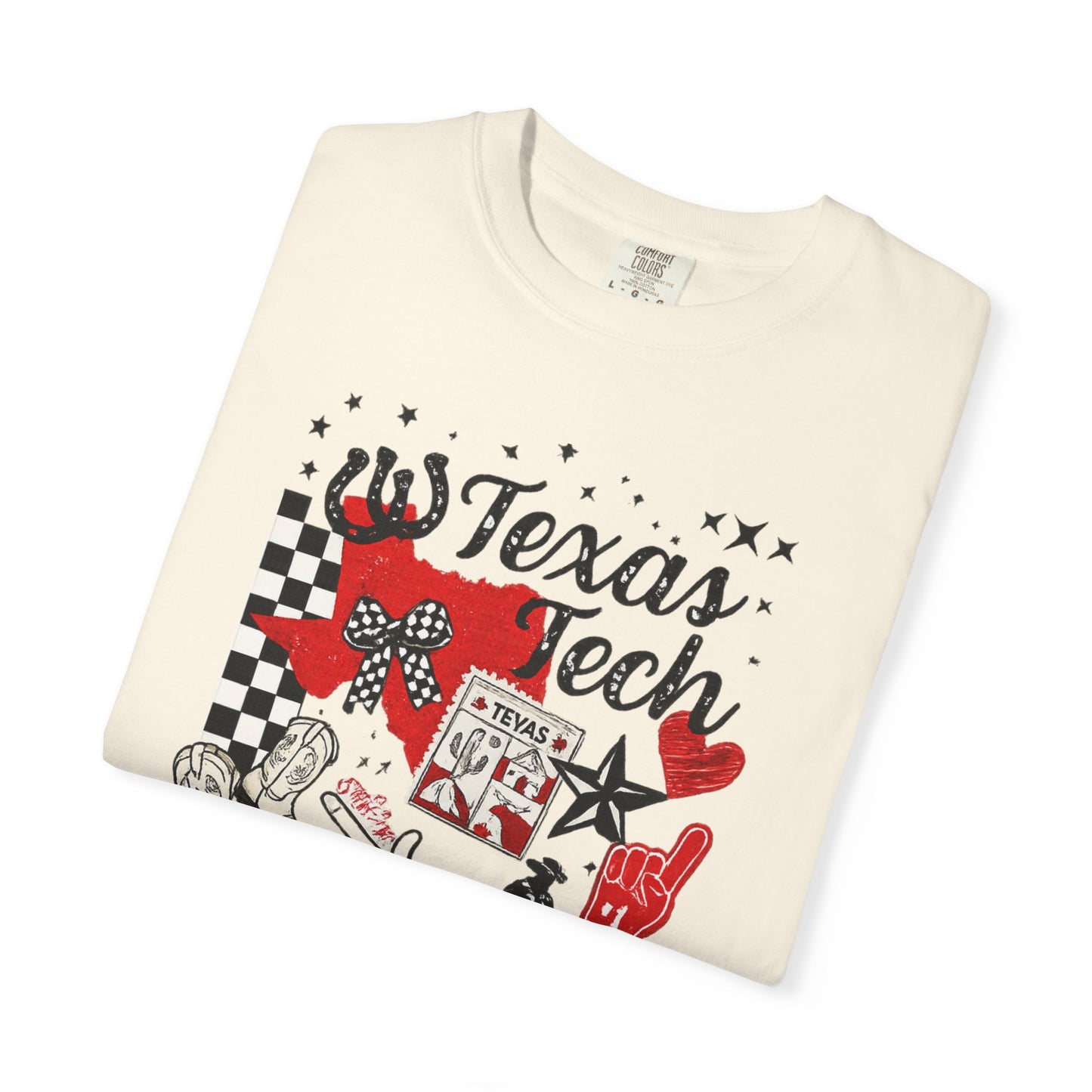 Texas Tech Collage T-Shirt — 806 Raider Nation Graphic Tee