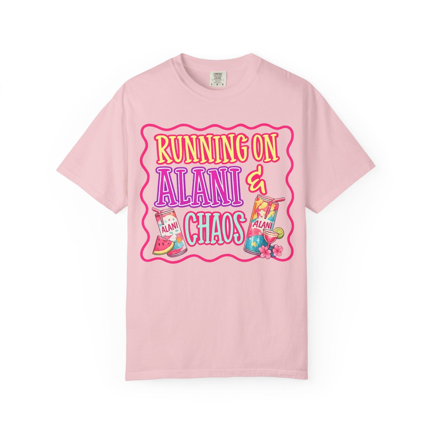 T-Shirt — "Running on Alani & Chaos" Graphic Tee