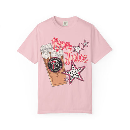 Mom Juice T-Shirt — Retro Milkshake Graphic Tee for Moms