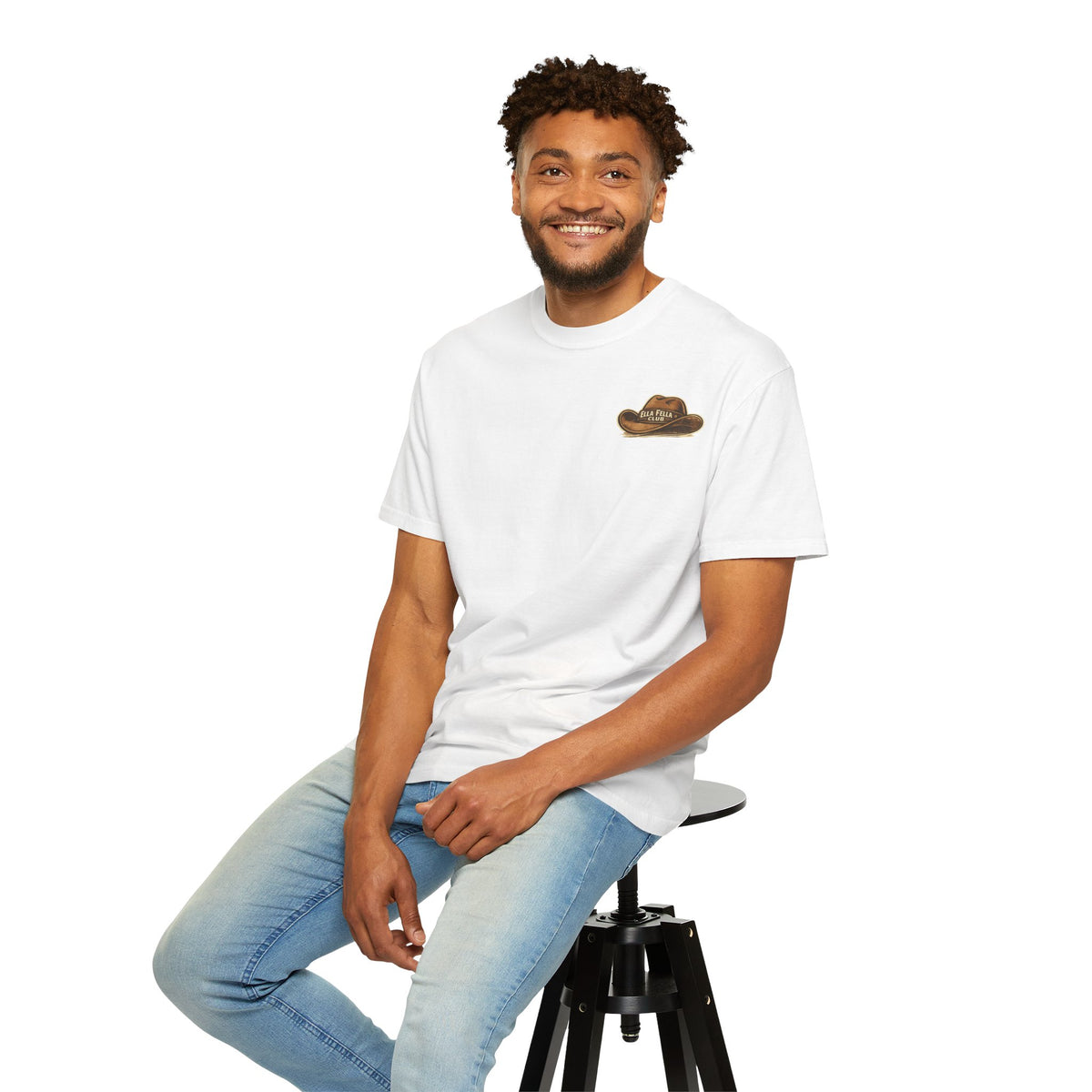 The Ella Fella Club T-Shirt — Cheezin’ Texas Retro Cowboy Graphic Tee