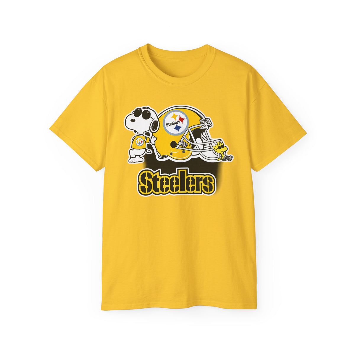 Steelers Snoopy Football Tee — Vintage Peanuts Helmet Tee