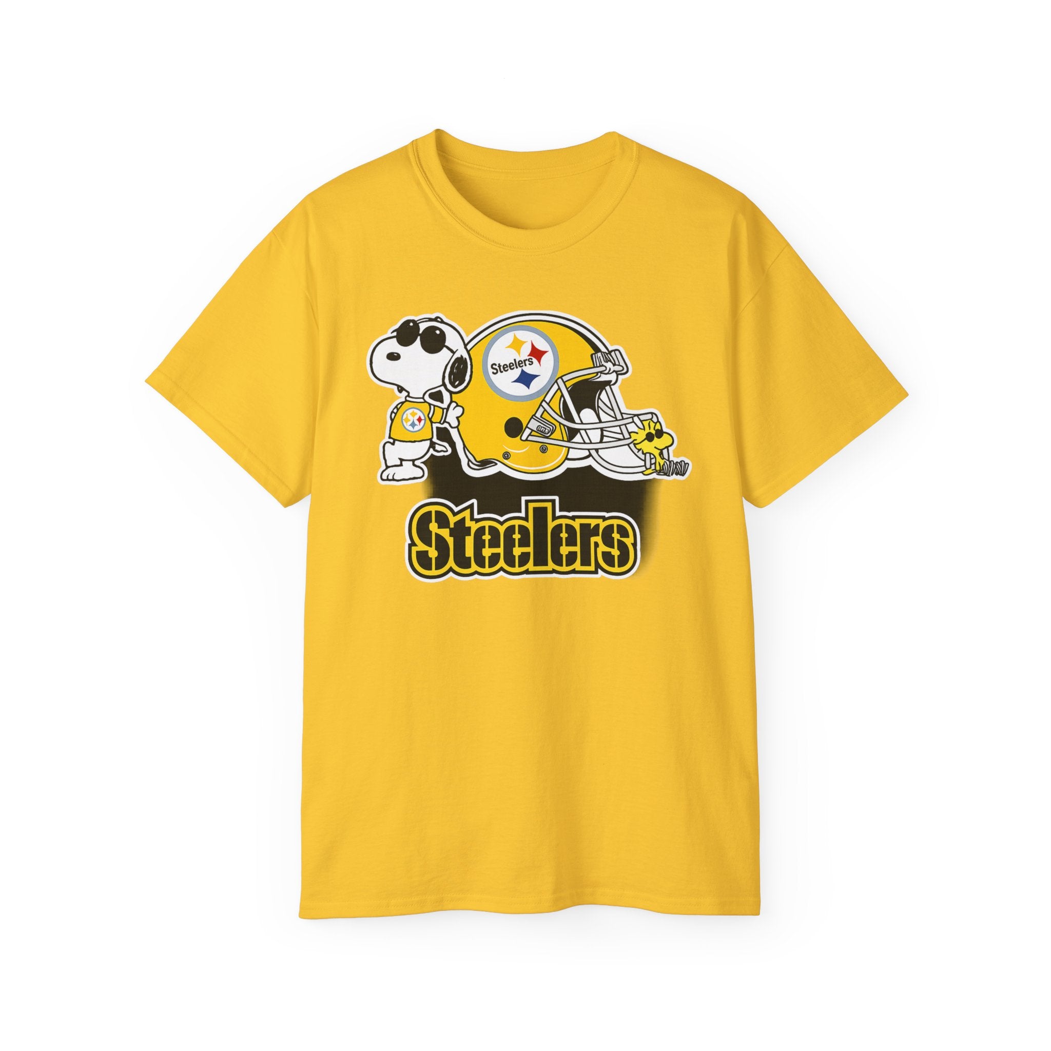 Steelers Snoopy Football Tee — Vintage Peanuts Helmet Tee