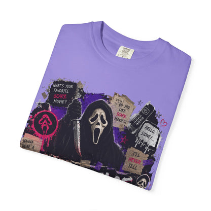 Ghostface Graphic T-Shirt — Horror Movie Scream Mask Tee