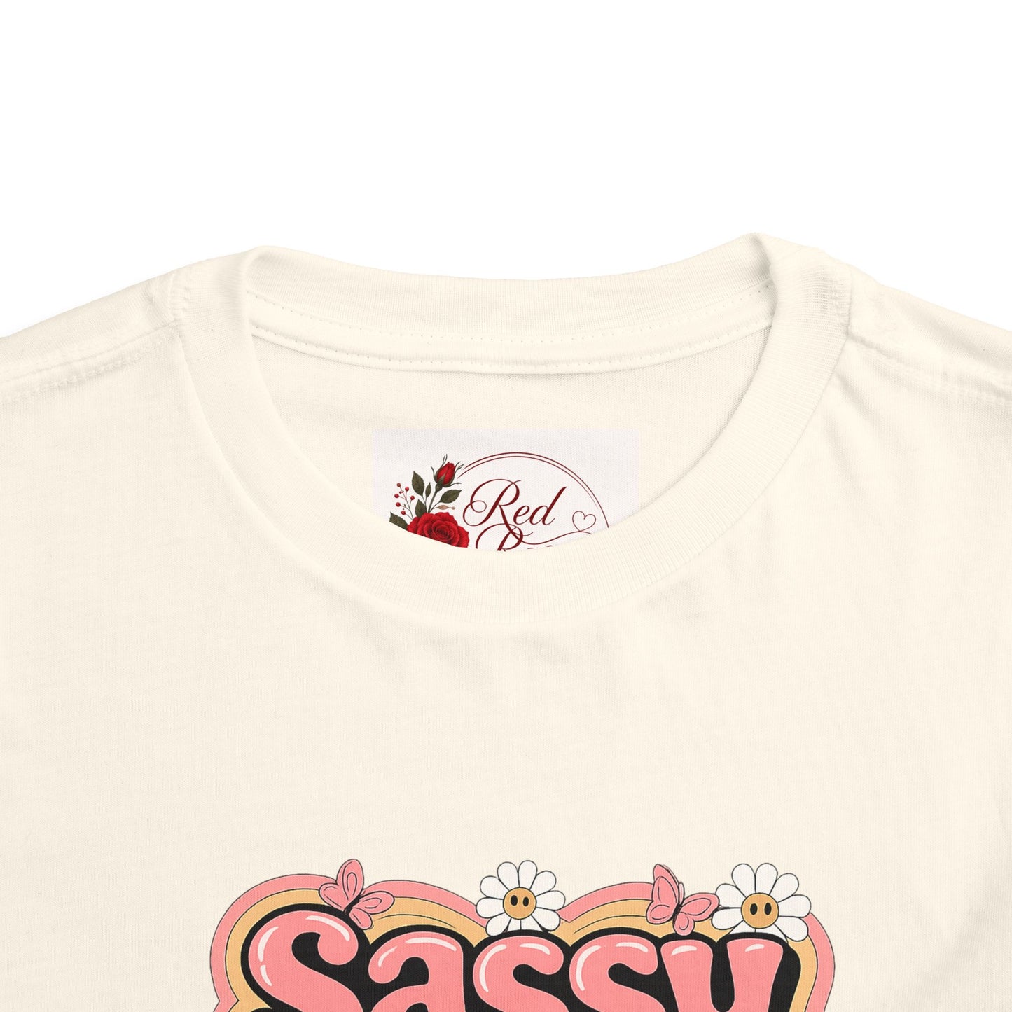 Toddler Tee — "Sassy Little Soul" Retro Flower Power Graphic