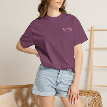 T-Shirt — PMOS Warrior Floral Uterus Support Tee