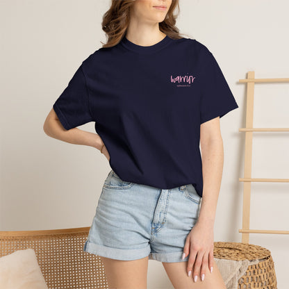 T-Shirt — PMOS Warrior Floral Uterus Support Tee