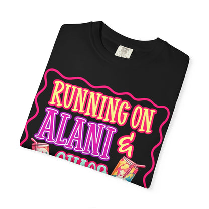 T-Shirt — "Running on Alani & Chaos" Graphic Tee