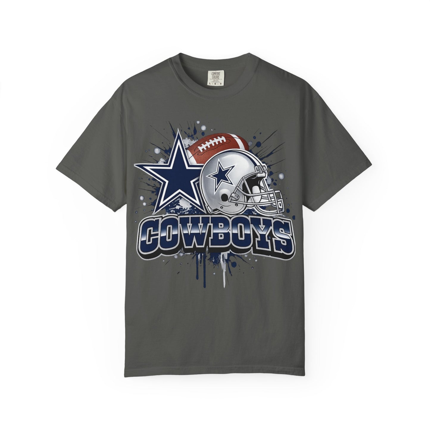 Dallas Cowboys Vintage Helmet & Star Graphic T-Shirt