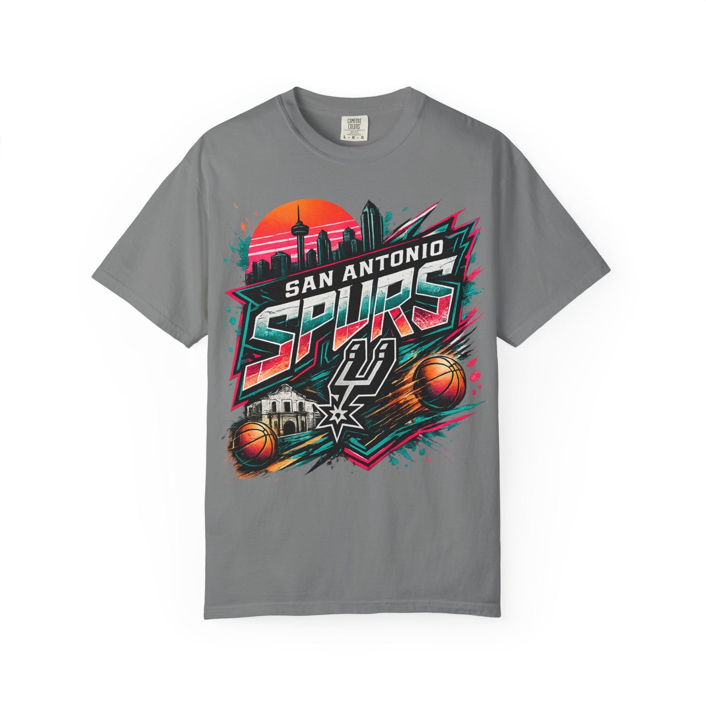San Antonio Spurs Retro Sunset T-Shirt