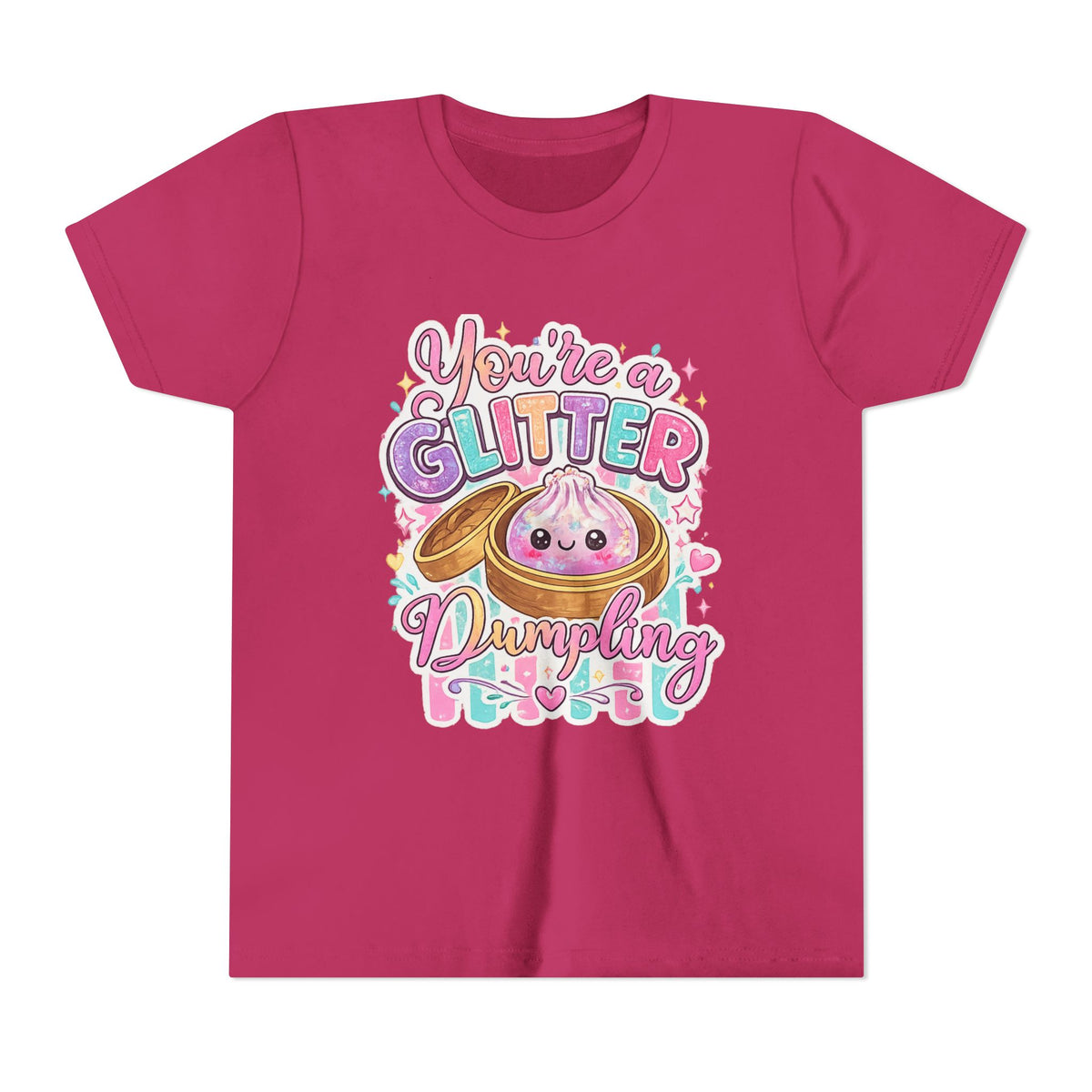 Youth Tee — "You're a Glitter Dumpling" Cute Kawaii Dumpling Shirt