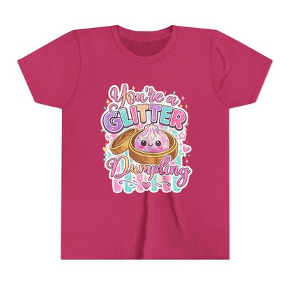 Youth Tee — "You're a Glitter Dumpling" Cute Kawaii Dumpling Shirt