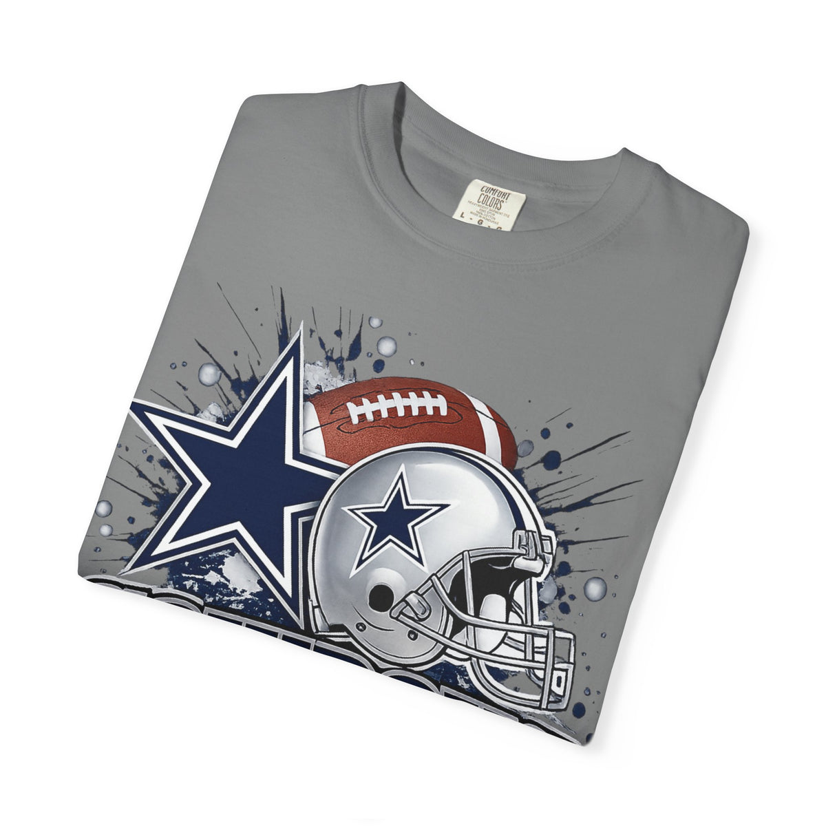 Dallas Cowboys Vintage Helmet & Star Graphic T-Shirt