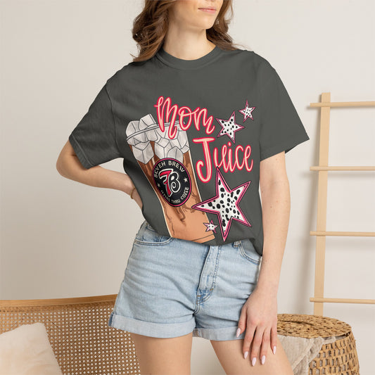Mom Juice T-Shirt — Retro Milkshake Graphic Tee for Moms