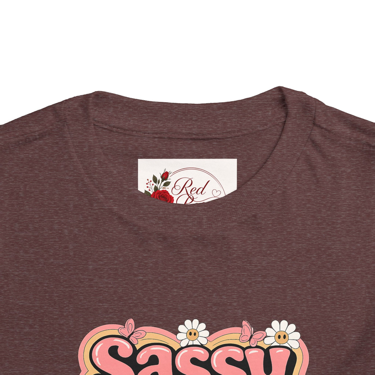Toddler Tee — "Sassy Little Soul" Retro Flower Power Graphic
