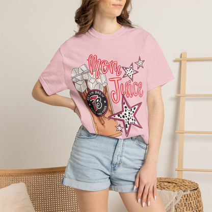 Mom Juice T-Shirt — Retro Milkshake Graphic Tee for Moms