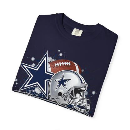 Dallas Cowboys Vintage Helmet & Star Graphic T-Shirt