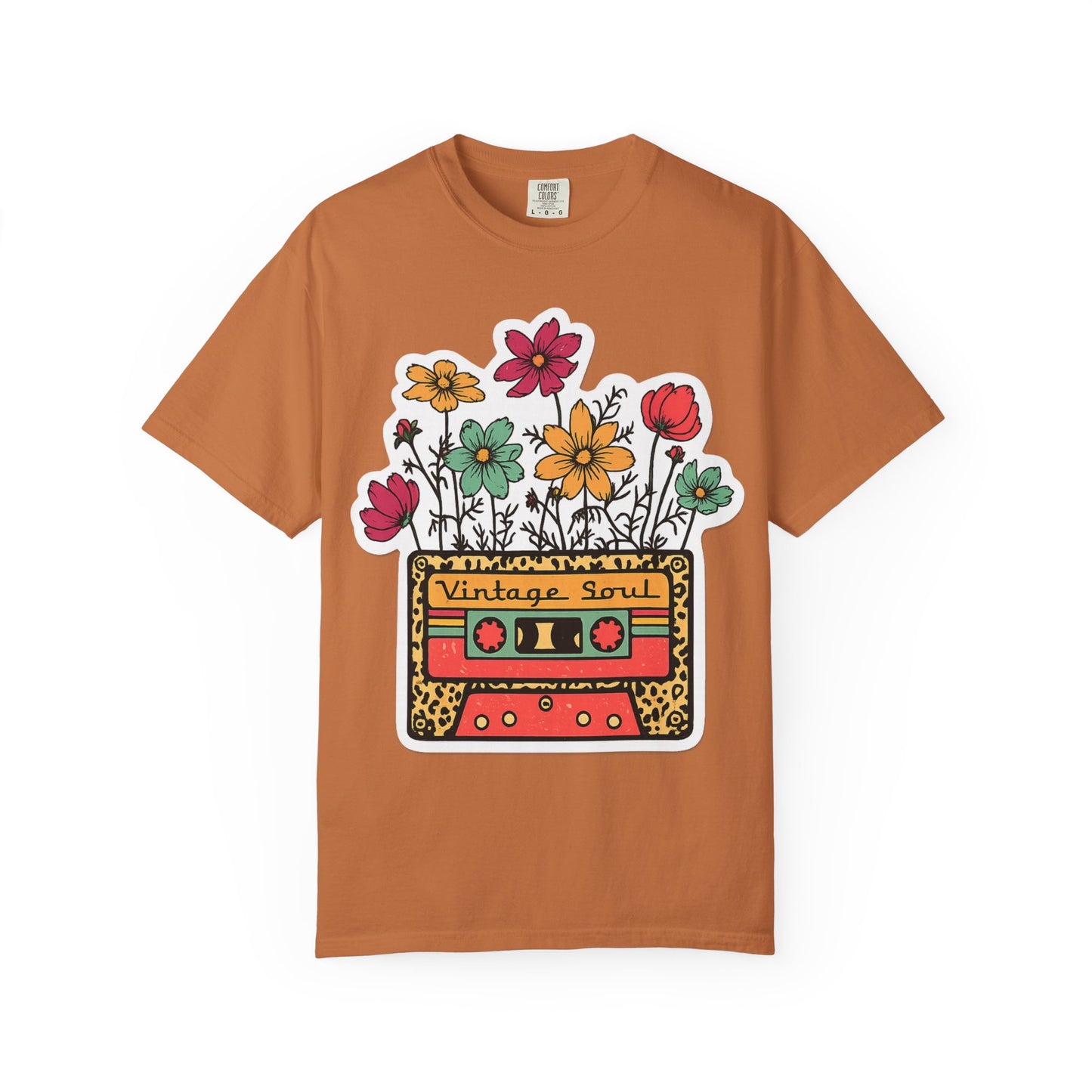 Vintage Soul Cassette Floral T-Shirt