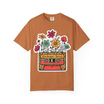 Vintage Soul Cassette Floral T-Shirt