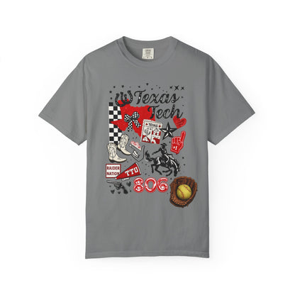 Texas Tech Collage T-Shirt — 806 Raider Nation Graphic Tee
