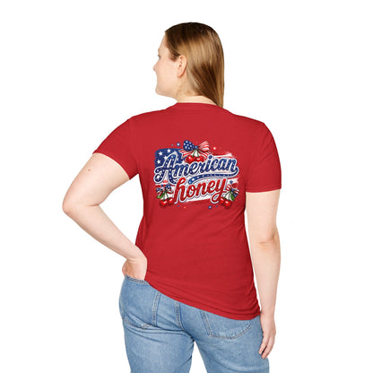 Texas Flag Outline T‑Shirt — Small Texas Map with Lone Star