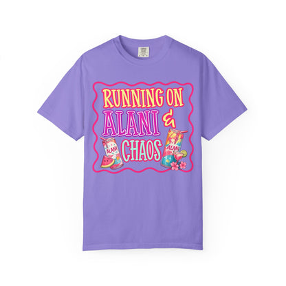 T-Shirt — "Running on Alani & Chaos" Graphic Tee