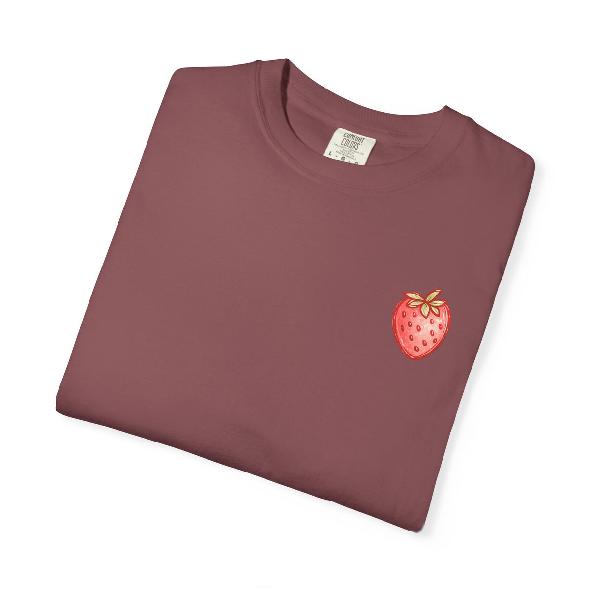 Strawberry Faith T-Shirt — "By Their Fruit You Will Know Them" (Matthew 7:16)