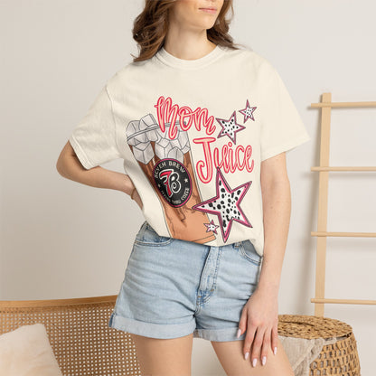 Mom Juice T-Shirt — Retro Milkshake Graphic Tee for Moms