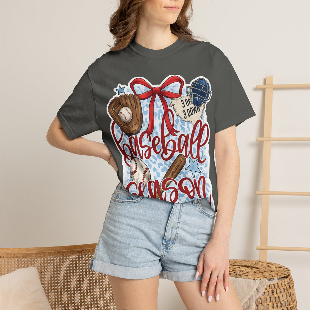 Baseball Season T-Shirt — Retro Gloves, Bat & Ball Sports Tee