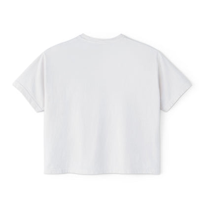 Hocus Pocus Women's Boxy Tee — "I'm Just Here for the Hocus Pocus" Halloween Shirt