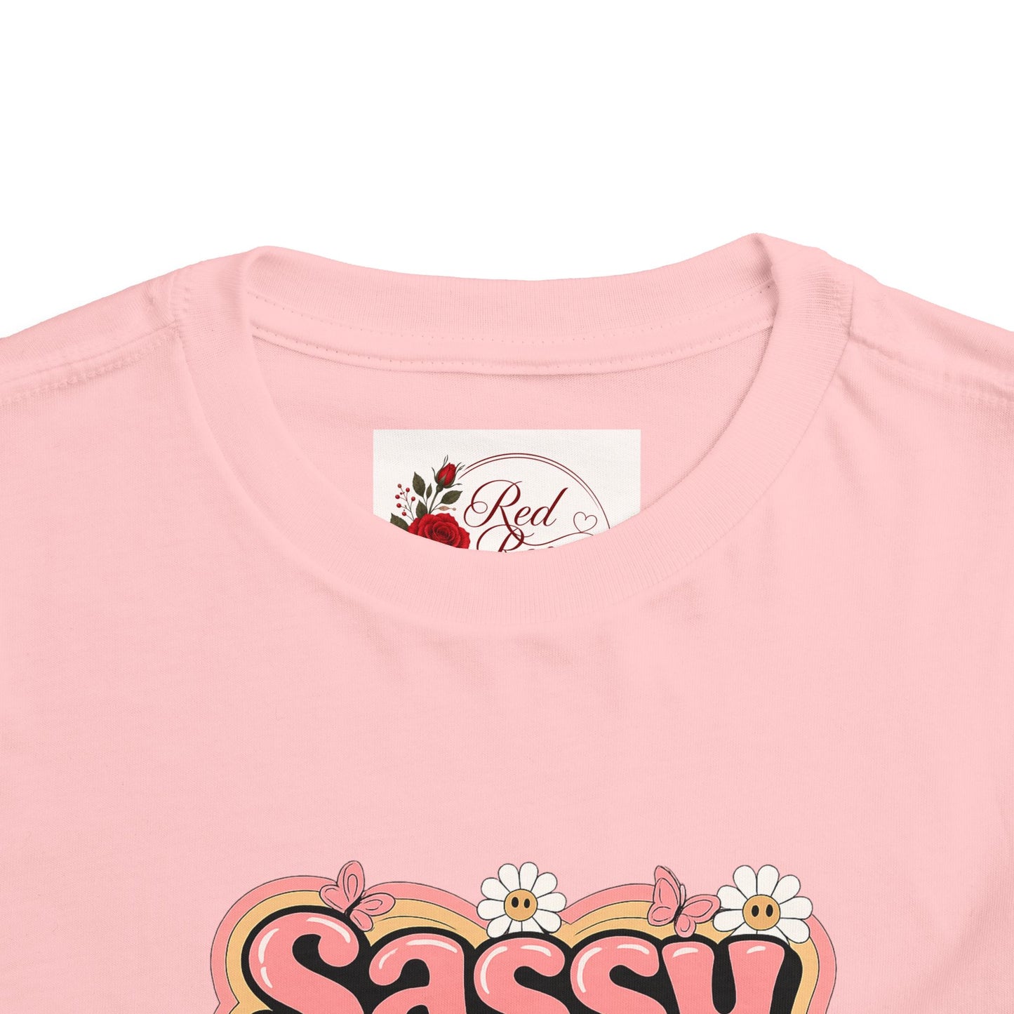 Toddler Tee — "Sassy Little Soul" Retro Flower Power Graphic