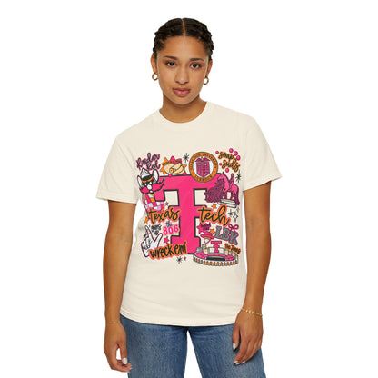 Texas Tech Collage T-Shirt — Red Raiders Icons & 'Wreck ’Em' Graphic