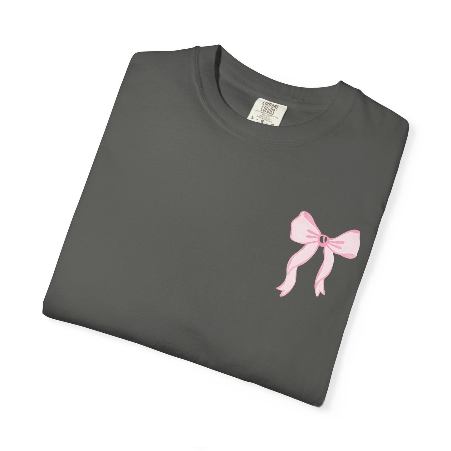 T-shirt — "Love Like Jesus" Pastel Cross & Bow Graphic