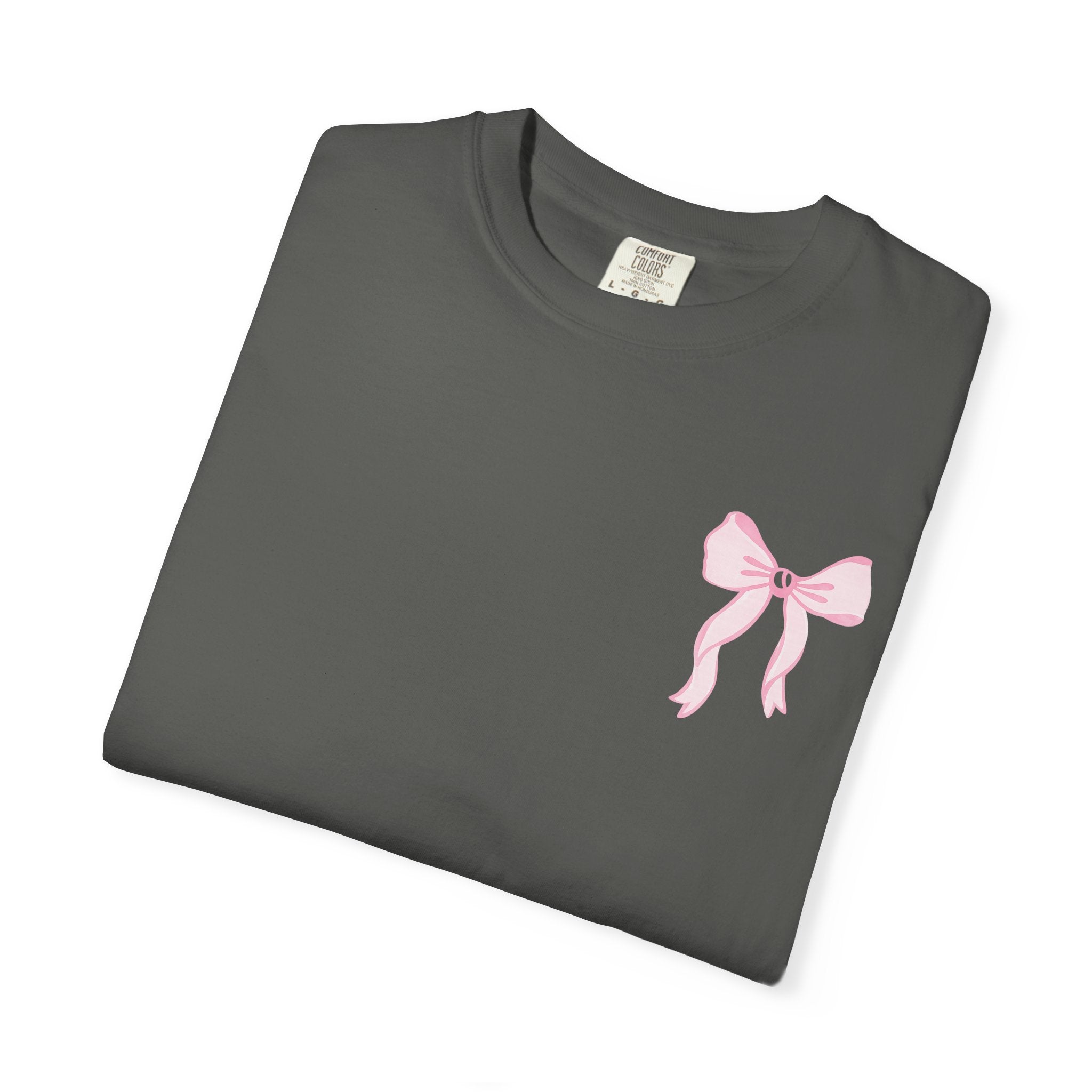 T-shirt — "Love Like Jesus" Pastel Cross & Bow Graphic