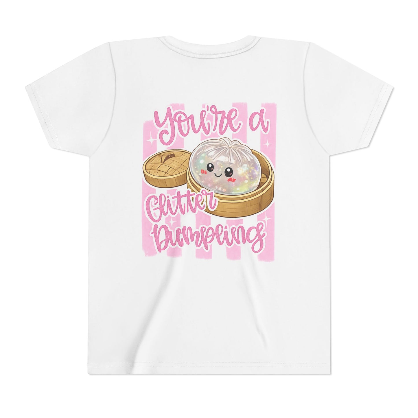 Youth Tee — Cute Glitter Dumpling Kids T‑Shirt ("You're a Glitter Dumpling")