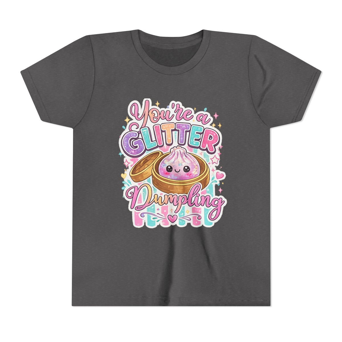 Youth Tee — "You're a Glitter Dumpling" Cute Kawaii Dumpling Shirt