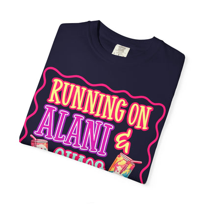 T-Shirt — "Running on Alani & Chaos" Graphic Tee