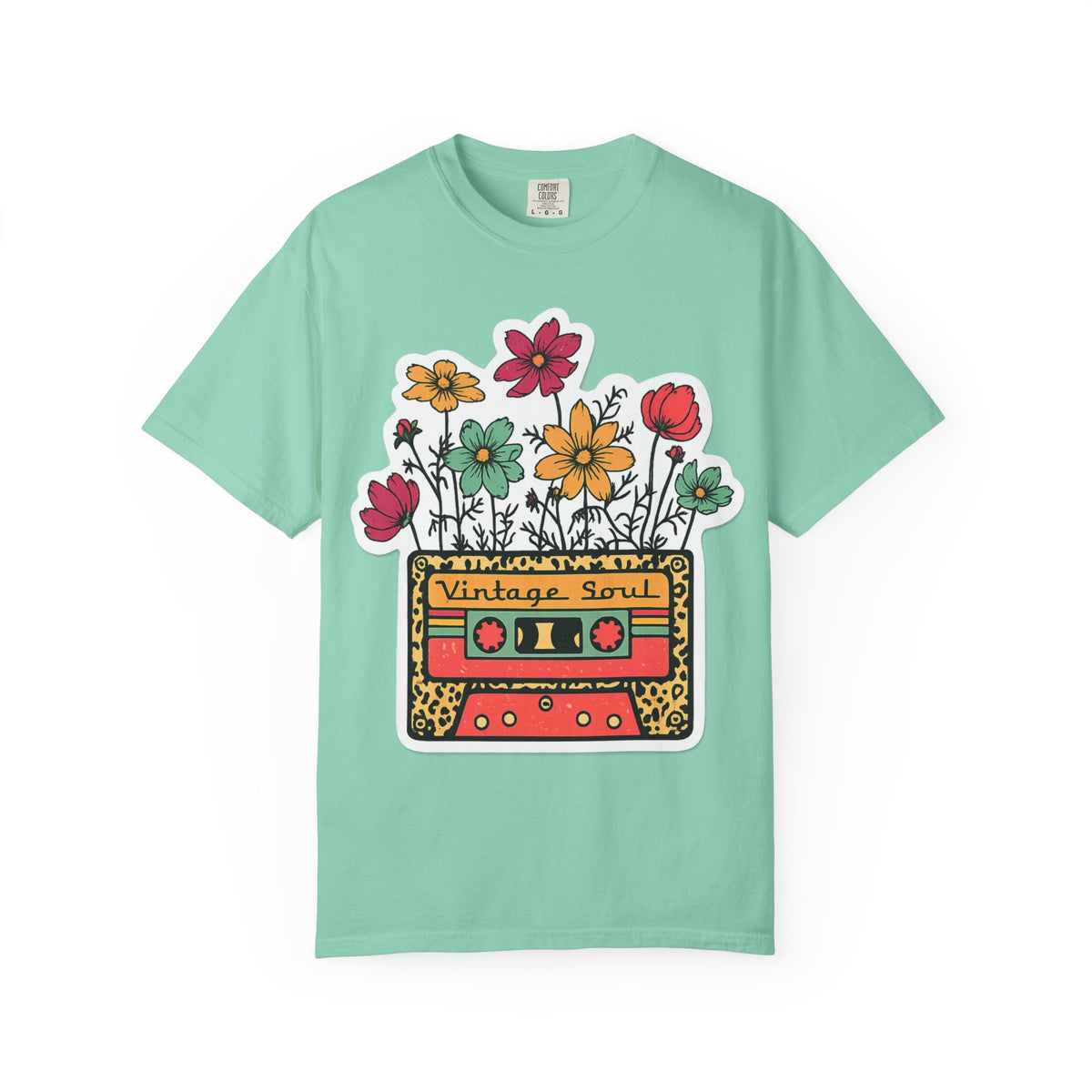 Vintage Soul Cassette Floral T-Shirt