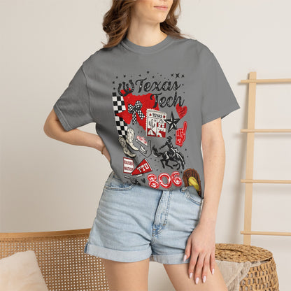 Texas Tech Collage T-Shirt — 806 Raider Nation Graphic Tee
