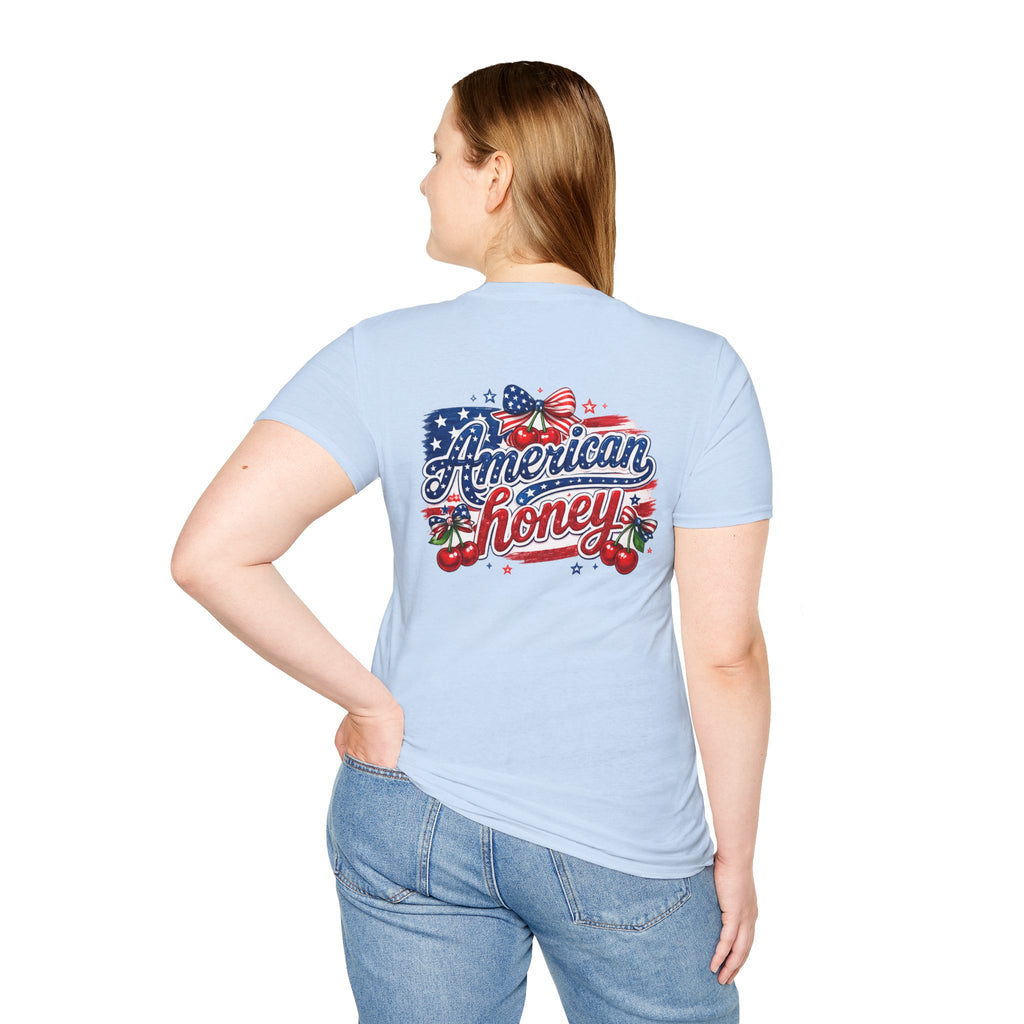 Texas Flag Outline T‑Shirt — Small Texas Map with Lone Star