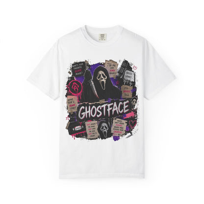 Ghostface Graphic T-Shirt — Horror Movie Scream Mask Tee