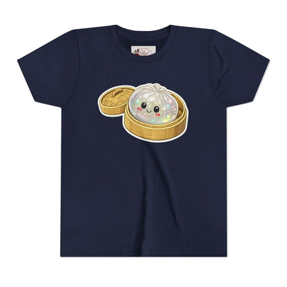 Youth Tee — Cute Glitter Dumpling Kids T‑Shirt ("You're a Glitter Dumpling")