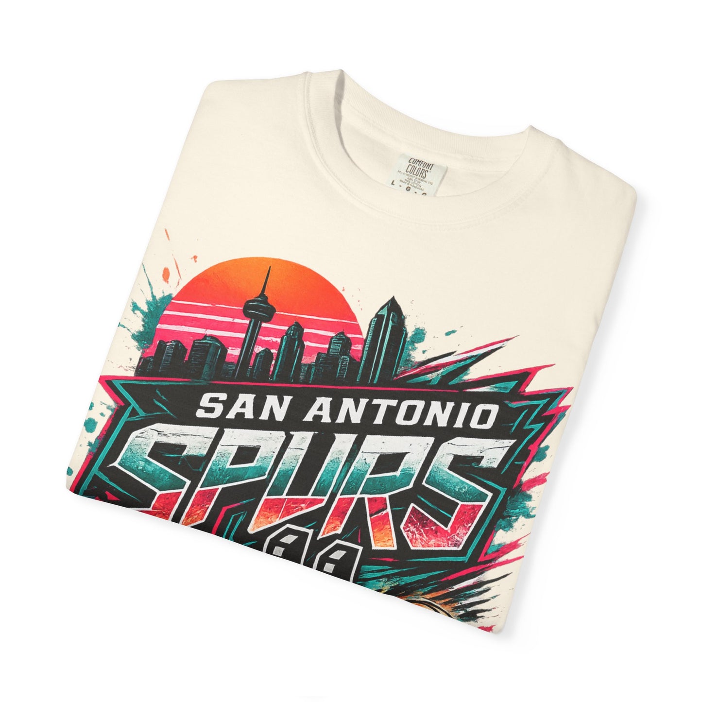 San Antonio Spurs Retro Sunset T-Shirt