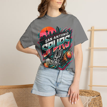San Antonio Spurs Retro Sunset T-Shirt