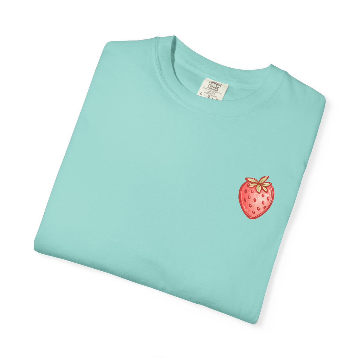 Strawberry Faith T-Shirt — "By Their Fruit You Will Know Them" (Matthew 7:16)